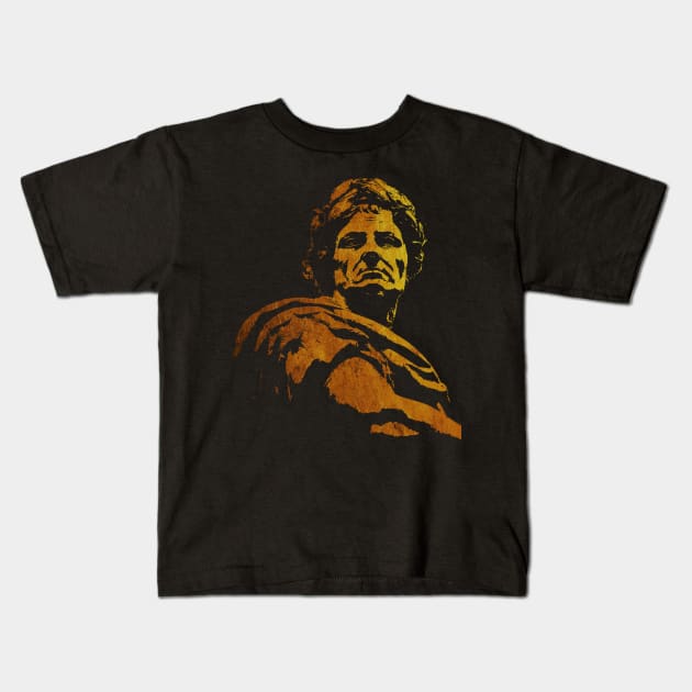 Julius Caesar Kids T-Shirt by Thracian Mecan